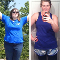 Amber, C25K graduate. Down 50 lbs.
